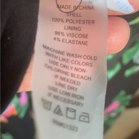 🌺 New Vince Camuto Sheer Black Floral Sleeveless Mini / Maxi Dress 🌺 - Picture 17 of 17